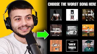 Choose The Worst Song