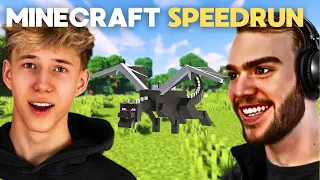 MrSavage & Mongraal SPEEDRUN Minecraft