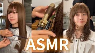 【ASMR】髪をカットする音で眠りにつきませんか？