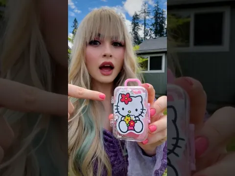 ABRÍ la CAJA de HELLO KITTY MÁS PEQUEÑA del MUNDO!! 🎀😈😱