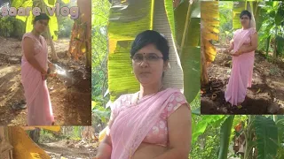 Indian housewife saree vlog morning routine #Pooja | Dubey Namita ❤️