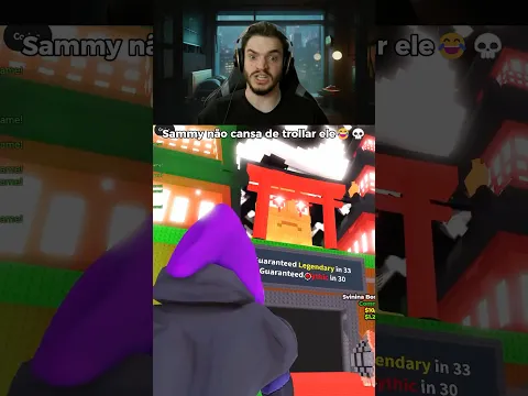 Sammy não cansa de trollar ele😂💀 #roblox #stealabrainrot