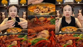 The Food Tasting show 음식 시식 쇼 with LIN Live show
