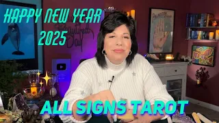 HAPPY 2025✨All Signs Tarot✨Energies & Messages for you!! Time stamped👇in description box below 💫