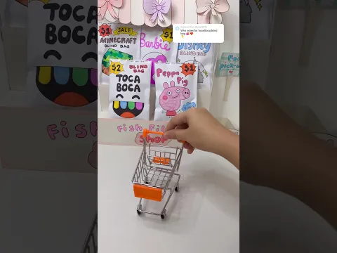 Let’s buy another blind bag that i made from my shop that i also made using the money that i made