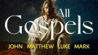 Fall Asleep to the Story of Jesus | The Complete 4 Gospels for Deep Rest