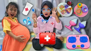 Masak Masakan, Dokter Dokteran Ambulance Drama Parodi Squid Game Sakit Perut 💞 Mainan Anak Perempuan