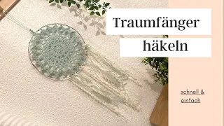 Traumfänger häkeln Blue Wonder crochet