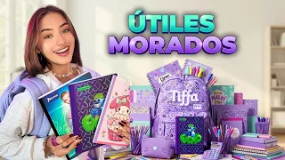 HAUL de ÚTILES ESCOLARES 2026 para ser una that girl 💜📚