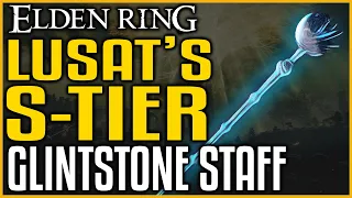 Elden Ring HOW TO GET LUSATS GLINTSTONE STAFF | Best S-TIER Staff Double Spell