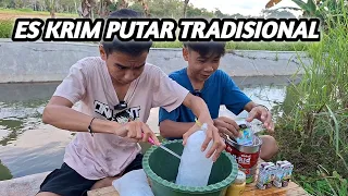 PEROSES BIKIN ES KRIM PUTAR TRADISIONAL