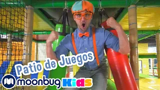 Blippi Jugando en el Patio de Juegos | Aprende con Blippi | @BlippiEspañol  | Moonbug Kids