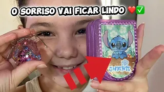 Antonella vai usar aparelho do Stitch nos dentes!!🥰