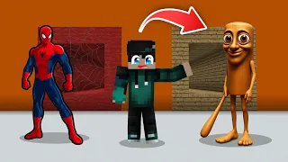 ماين كرافت لكن حفرة توم توم توم سحور ضد حفرة سبايدر مان!!؟؟🔥😱
