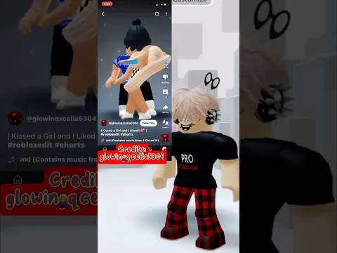 I kissed a girl and i liked it trend #roblox#trend#recreating#cringe