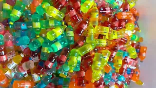 Miniature bottles 🍾 tiny stuff 🐰toys ASMR 💕 satisfying ASMR sounds 💝