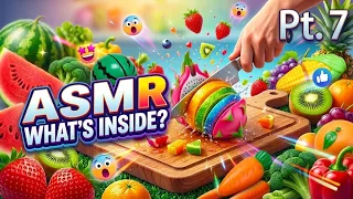 Satisfying Cutting 🍎🔪🥑🥕🍔🥝🍐🥥🥭🍋🫑Foods Fruits Vegetables ToysASMR live pt. 7