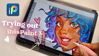 drawing in ibis paint x 🦋*:･ﾟ✧