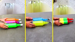 Glass Bottles vs. Stairs ASMR 💥 The Ultimate Breaking Compilation