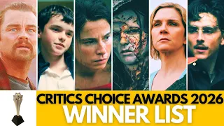 Critics Choice Awards 2026 | Complete Winner List