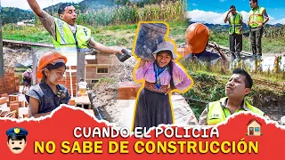 Cuando un POLICIA llega a trabajar en construcción 🚧