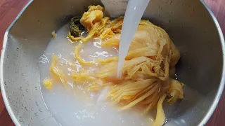 묵은지 김치를 이렇게 해 보세요. 다이어트에도 좋고 너무 맛있어서 한 번 먹으면 멈출 수가 없습니다.