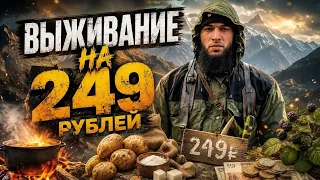 ВЫЖИВАНИЕ НА 249 РУБЛЕЙ: ЕДА НА ВЕСЬ ДЕНЬ В ЛЕСУ