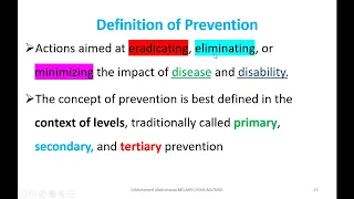 level of disease prevention somali