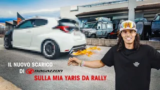 DA PANICO😱 IL NUOVO SCARICO RAGAZZON sulla MIA YARIS GR (Ep.3) #yaris #toyota #exhaust