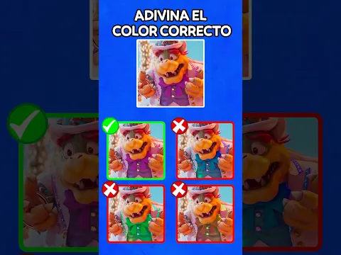 ADIVINA EL PERSONAJE VERDADERO | #shorts