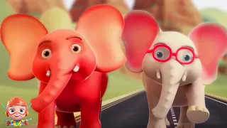 Hathi Wala Cartoon, एक मोटा हाथी, Kids Animal Video and Hindi Kavita