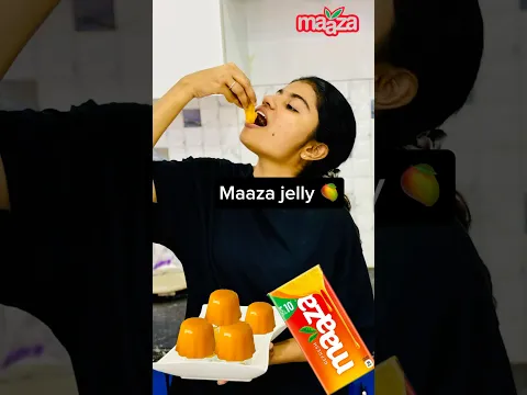 Maaza drink Jelly 🥭🍮🤩|#shorts