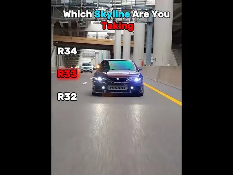 Which Skyline Are You Taking R32, R33, or R34 #gtr #jdmcars #youtubeshorts #carshorts #skylinegtr