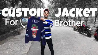 I surprised my brother with custom  jacket! Ft @GawxArt