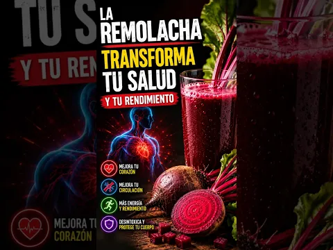 La Remolacha (Betabel) Es Más Poderosa de lo que Imaginas ❤️ #shorts
