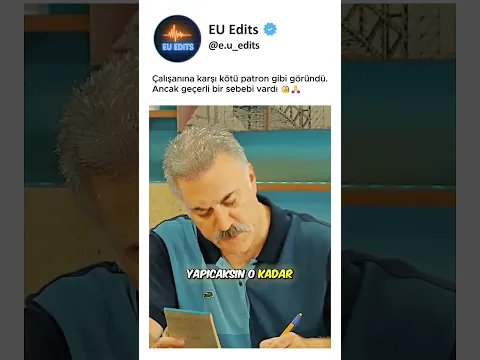 Kötü patron gibi gözüktü ama niyeti farklıydı 🤔#çocuklarduymasın