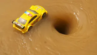 Experiment Whirlpool Hole Vs car along with many other things #07