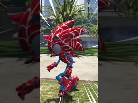 COMO DESBLOQUEAR a SPIDER SONIC en GTA 5! 😂🕷 #sonic #sonicmovie #sonicthehedgehog #gta
