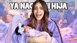 YA NACÍO MI HIJA 👶🏻‼️ cesárea de EMERGENCIA