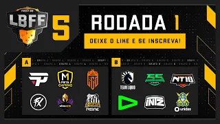LBFF 5 - Rodada 1 - Grupos A e B | Free Fire
