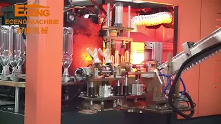 pet bottle blowing molding making machine 2 cavity