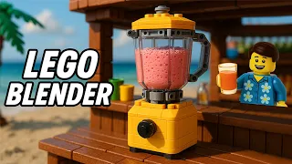Crazy LEGO Blender Creates Real Food – ASMR Build + Test