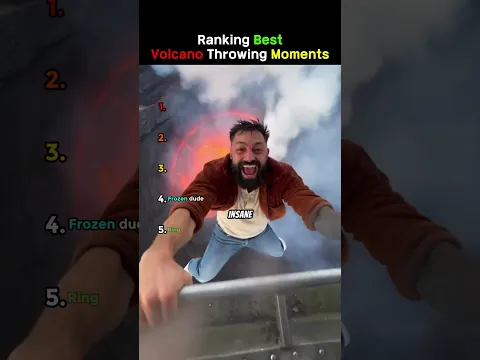 Ranking Best Volcano Throwing Moments 😱