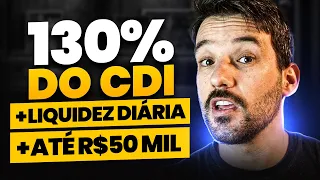 O DOBRO da Poupança? CDB Rendendo 130% Do CDI COM LIQUIDEZ DIÁRIA