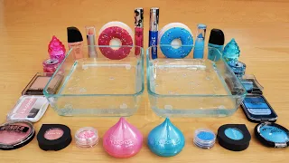 Pink vs Blue - Mixing Makeup Eyeshadow Into Slime ASMR - My Best Slime Collection