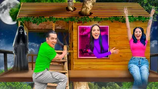 24 HORAS EN LA CASA DE ÁRBOL SECRETA 🛖