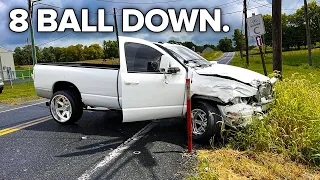 8 Ball Was In a MAJOR Wreck 2hrs After It Was Given Away..