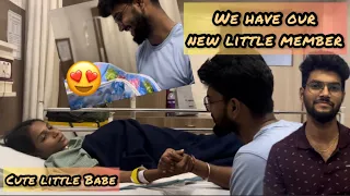 After many struggles..! Our little one is here♥️ | Thanks everyone for your prayers #realitycouple