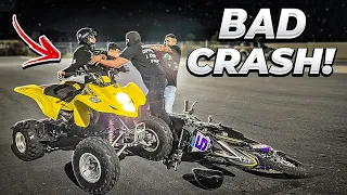 RANDY GETS INTO A F!GHT AT THE LOT ! ( SOMEONE CRASHED INTO HIM )  | BRAAP VLOGS