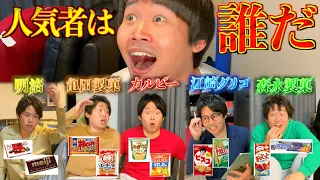 【擬人化】お菓子業界トップを決める壮絶な人気争奪戦